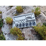 Grim Workshop Bob Hansler Survival Card Compact Multi Tool Card With Tool Retention System And Fishing Tools by Grim Workshop