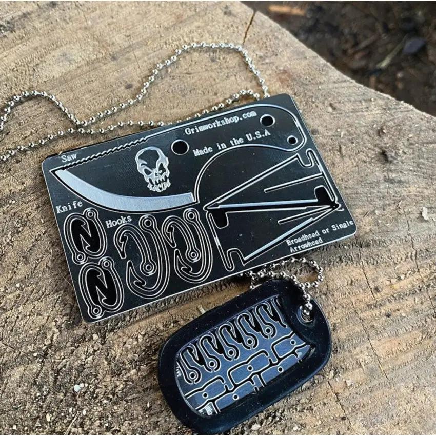 Grim Workshop Bushcraft Card GWBUSHCRD by Grim Workshop