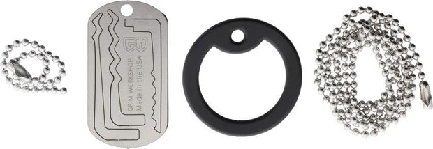 Grim Workshop Lock Pick Dog Tag Necklace GWRAKETAG by Grim Workshop