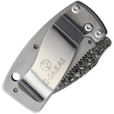 G.Sakai Money Clip Framelock Paw 11667 - Damascus Steel Blade with VG 10 Core and Lanyard Hole by G.Sakai