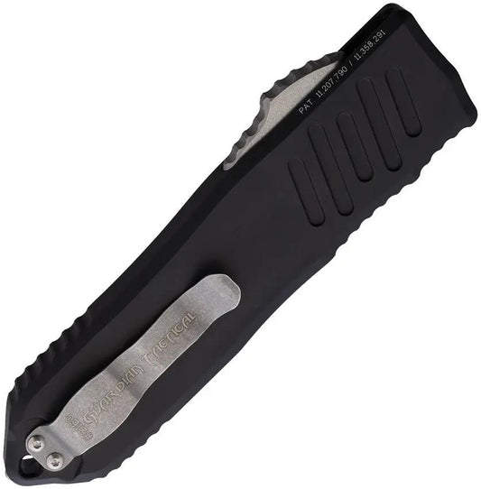 Guardian Tactical Auto Recon 040 OTF Elmax 11-3512 - Automatic Opening OTF Knife With 4 Inch Stonewash Elmax Blade by Guardian Tactical