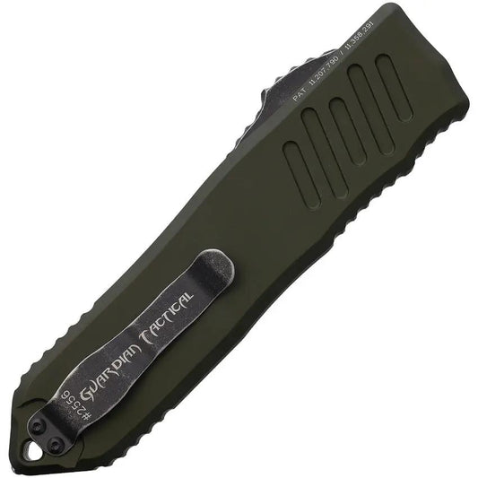 Guardian Tactical Auto Recon 040 OTF Knife - Elmax Steel Blade, Automatic Opening by Guardian Tactical