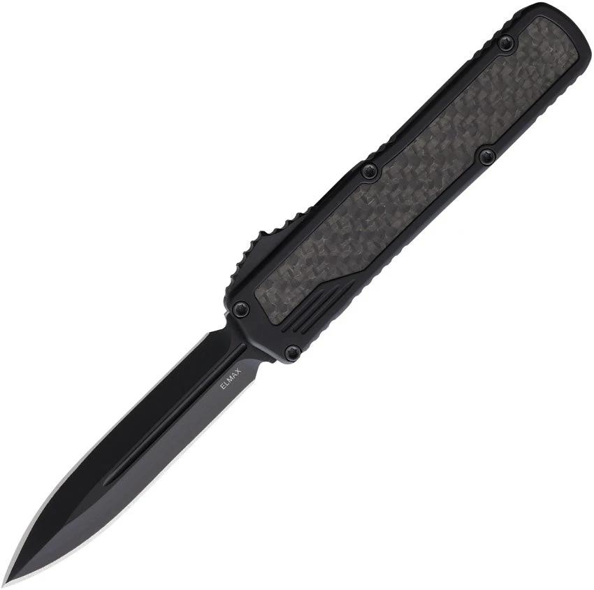 Guardian Tactical Auto Scout D/E OTF CF Black GT142131 BLCK CF by Guardian Tactical