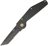 GT KNIVES Auto Button Lock Tanto Serrate GT312 by GT KNIVES