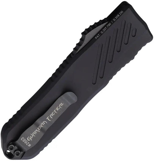 Guardian Tactical Auto Recon 035 G2 OTF - Black MagnaCut Dagger Blade, Automatic Opening, Aluminum Handle by Guardian Tactical