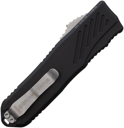 Guardian Tactical Auto Recon 035 G2 OTF Knife MagnaCut Steel Spear Point Blade Black Aluminum Handle by Guardian Tactical