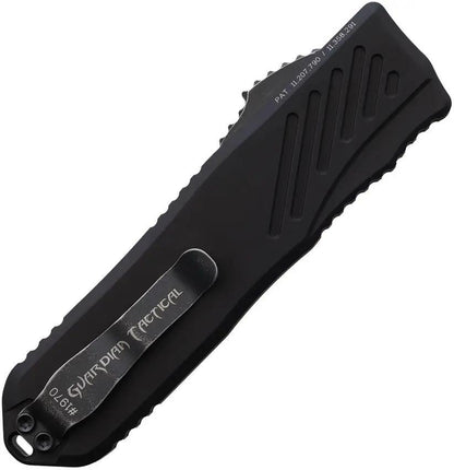 Guardian Tactical Auto Recon 035 G2 OTF DSW 93611 - Automatic Opening MagnaCut Black Stonewash Spear Point Knife by Guardian Tactical