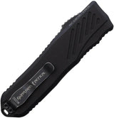 Guardian Tactical Auto Recon 035 OTF Knife - MagnaCut Black Stonewash Tanto Blade With Aluminum Handle by Guardian Tactical