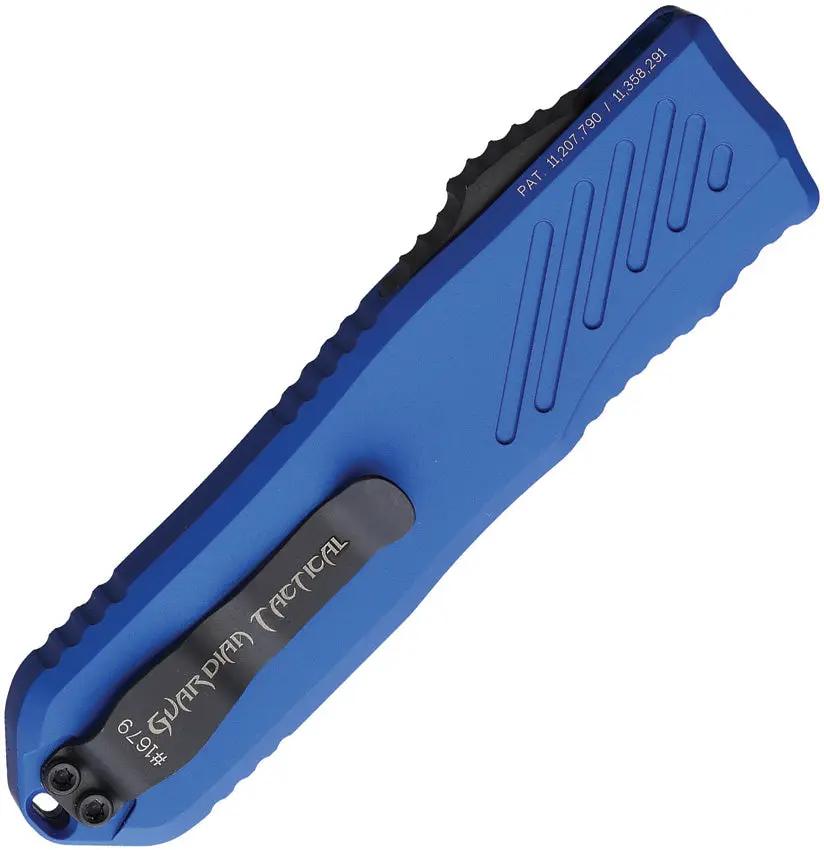 Guardian Tactical Auto Recon 035 G2 OTF - Automatic Opening Blue Aluminum Handle MagnaCut Steel by Guardian Tactical