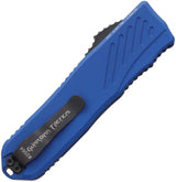 Guardian Tactical Auto Recon 035 OTF Knife - Automatic Opening With Blue Aluminum Handle And MagnaCut Tanto Blade by Guardian Tactical