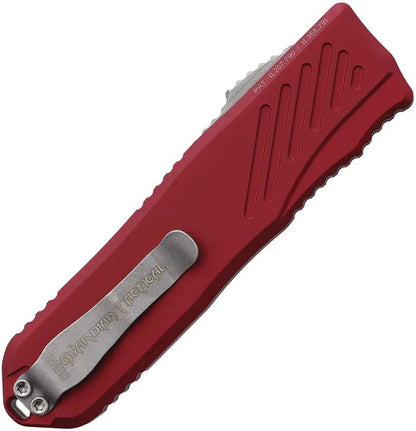 Guardian Tactical Auto Recon 035 OTF - Automatic Opening Knife With Red Aluminum Handle by Guardian Tactical