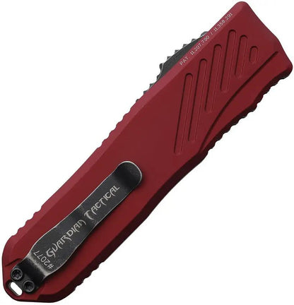 Guardian Tactical Auto Recon 035 G2 OTF - Automatic Opening Red Aluminum Handle MagnaCut Steel Spear Point Blade by Guardian Tactical