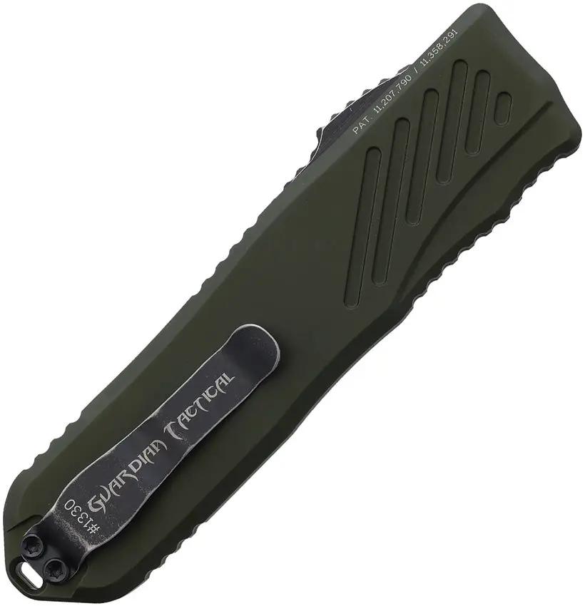 Guardian Tactical Auto Recon 035 OTF OD Green - Automatic Opening With MagnaCut Spear Point Blade by Guardian Tactical