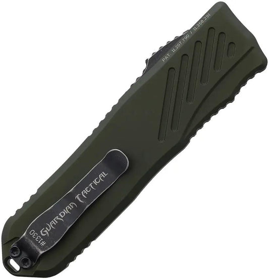 Guardian Tactical Auto Recon 035 OTF OD Green - Automatic Opening With MagnaCut Spear Point Blade by Guardian Tactical