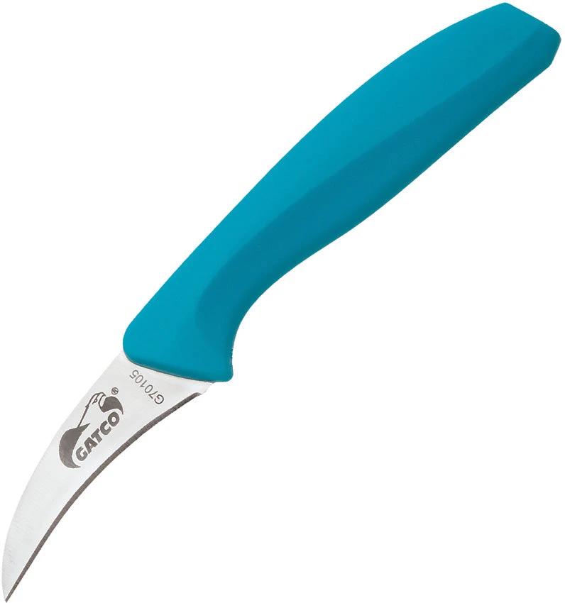 Gatco Curved Paring Knife Teal G70105 by Gatco