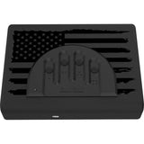Gun Vault Micro Vault Flag Edition MV500F - Instant Open No Eyes Keypad With All Steel Case And American Flag Artwork by Gun Vault