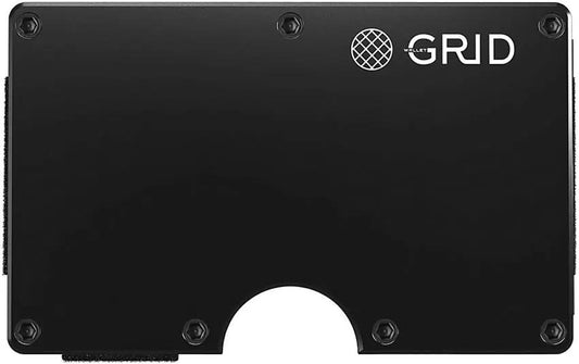 GRID Wallet Black Aluminum Wallet ALUBLK-CLIP by GRID Wallet