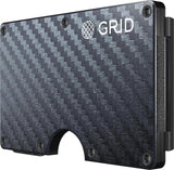 GRID Carbon Fiber Wallet CARBON-CLIP - RFID Protection With Slim Durable Build Quality by GRID Wallet