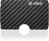 GRID Carbon Fiber Wallet CARBON-CLIP - RFID Protection With Slim Durable Build Quality by GRID Wallet