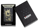 Zippo Gambling Design Lighter – Black Matte Finish by Zippo