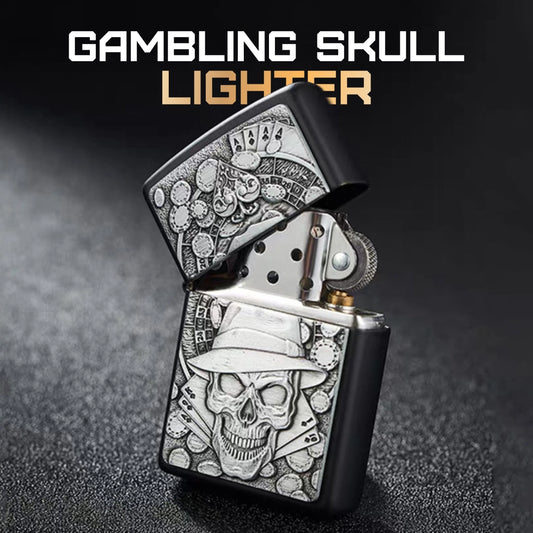 Zippo Gambling Skull Lighter 49183