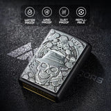 Zippo Gambling Skull Lighter 49183 by Zippo