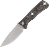 Gerber Convoy Fixed Blade Knife 4 Inch Stonewash 440 Stainless Full Tang Micarta Handle For Outdoorsmen by Gerber