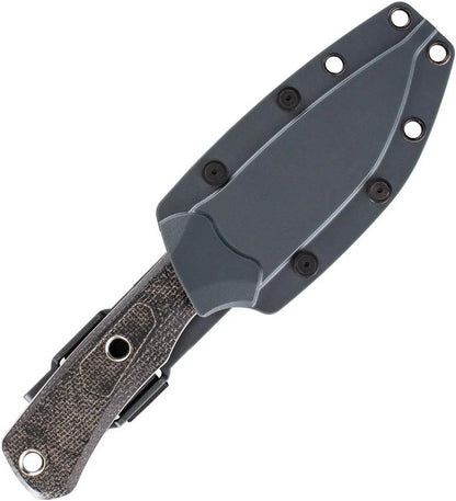 Gerber Convoy Fixed Blade Knife 4 Inch Stonewash 440 Stainless Full Tang Micarta Handle For Outdoorsmen by Gerber
