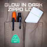 Classic Glow-In-The-Dark Zippo Logo Lighter by Zippo