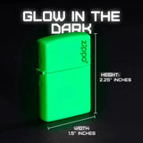Classic Glow-In-The-Dark Zippo Logo Lighter by Zippo