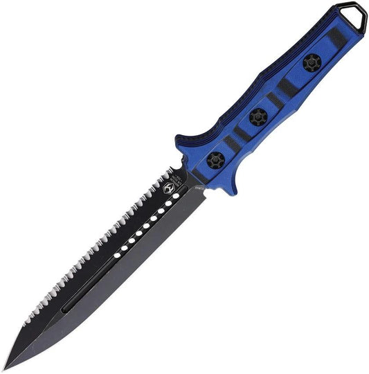 Heretic Knives Nephilim Fixed Blade Blue/Blk H003-8C-BLUBLK by Heretic Knives