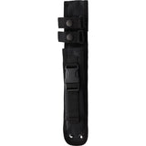 Heretic Knives Nephilim Fixed Blade - Battleworn Elmax Double Edge Knife With Blue Black G10 Handle by Heretic Knives