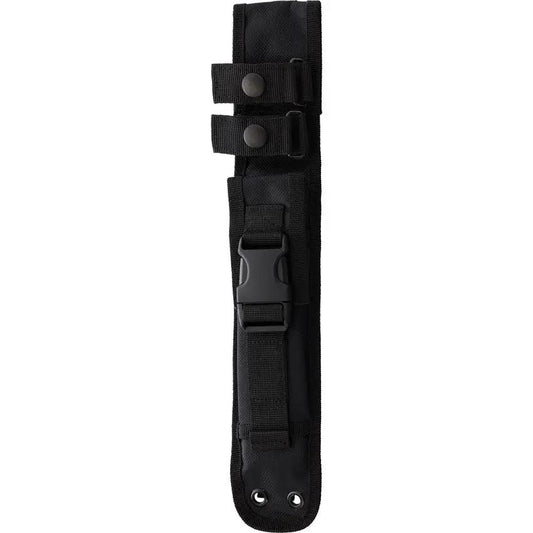 Heretic Knives Nephilim Fixed Blade - Battleworn Elmax Double Edge Knife With Blue Black G10 Handle by Heretic Knives