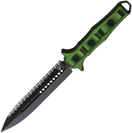 Heretic Knives Nephilim Fixed Blade Grn/Blk H003-8C-GRNBLK by Heretic Knives