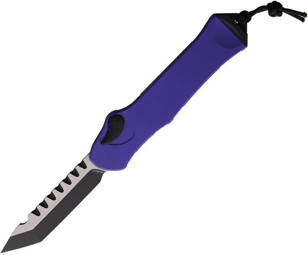 Heretic Knives Auto Hydra OTF Tanto Purple H006-10A-PU by Heretic Knives