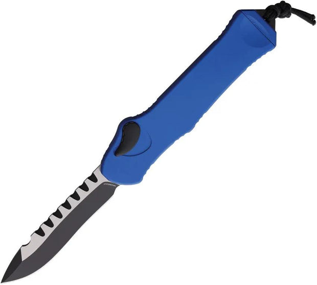 Heretic Knives Auto Hydra OTF Recurve Blue H008-10A-BLU by Heretic Knives