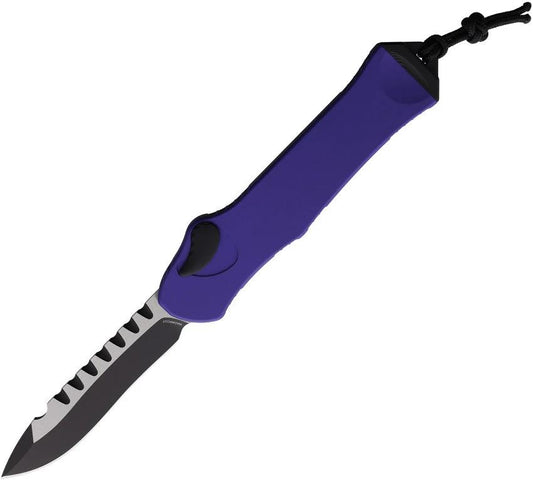 Heretic Knives Auto Hydra OTF Recurve Purple H008-10A-PU by Heretic Knives