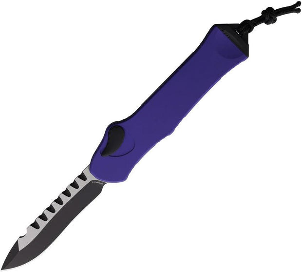 Heretic Knives Auto Hydra OTF Recurve Purple H008-10A-PU by Heretic Knives
