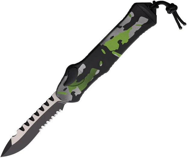 Heretic Knives Auto Hydra OTF Recurve Camo H008-10B-HCAMO by Heretic Knives