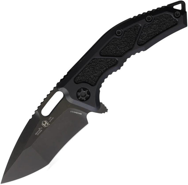 Heretic Knives Medusa Framelock Recurve DLC H0106AT by Heretic Knives