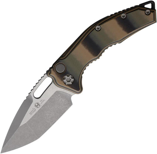 Heretic Knives Auto Medusa Button Lock Camo H011-5A-G10/CAMO by Heretic Knives