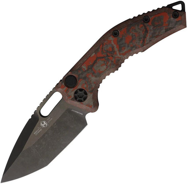 Heretic Knives Auto Medusa Button Lock Red H011-6A-RD/CC by Heretic Knives
