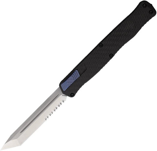 Heretic Knives Auto Cleric II OTF CF/Blue H019-2B-CF/BLU by Heretic Knives