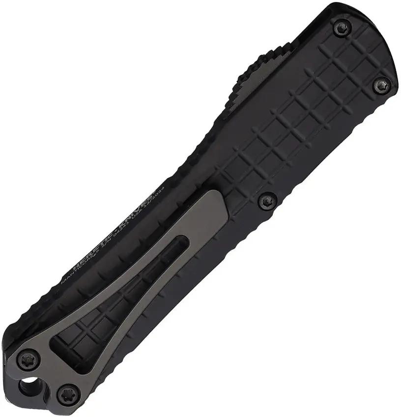 Heretic Knives Auto Manticore S OTF Bowie - Automatic Opening Knife Featuring MagnaCut Blade And Black DLC Finish by Heretic Knives