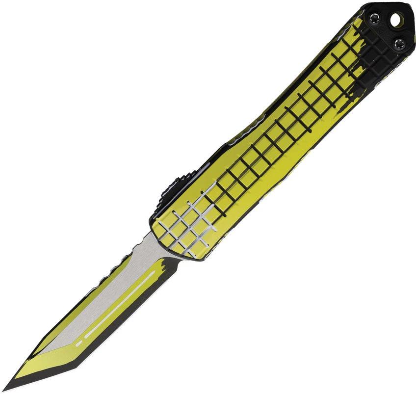 Heretic Knives Auto Manticore S OTF Yellow H023F-CS-YW by Heretic Knives