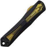 Heretic Knives Auto Manticore S OTF Knife - MagnaCut Double Edge Blade With Ultem Handle Dark Edition by Heretic Knives