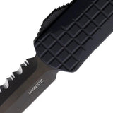 Heretic Knives Auto Manticore S OTF - Frag DLC Serrated MagnaCut Blade With Glass Breaker And Pocket Clip by Heretic Knives