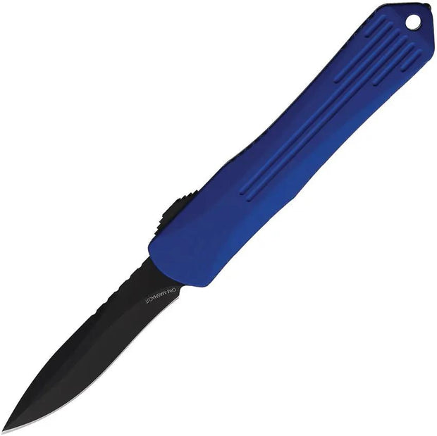 Heretic Knives Auto Manticore S OTF Blue H025-6A-BLU/CF by Heretic Knives