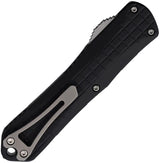 Heretic Knives Auto Manticore E OTF Bowie Knife - Automatic Opening, MagnaCut Blade, Black Aluminum Handle by Heretic Knives