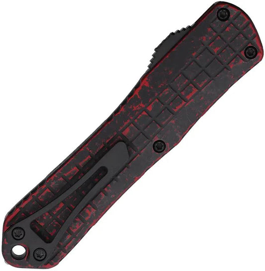 Heretic Knives Auto Manticore E OTF Bowie H026BF-6A-BRKRED by Heretic Knives